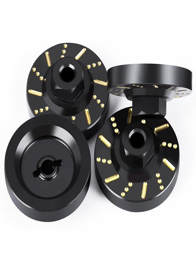 MORLORDY 4Pcs Brass Wheel Hex Adapter Counterweight 32g for Axial 1/24 SCX24/ FMS/FMS K10/ FCX10/FCX18/ FCX24 RC Crawler Car - Image 4